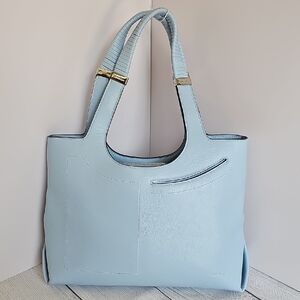 EUC Calvin Klein Lake North/South Organizational Tote Celestial Blue